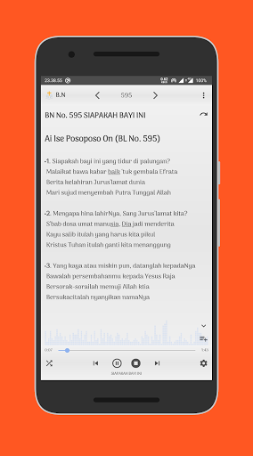 Android application Buku Ende:Lirik & Midi offline screenshort