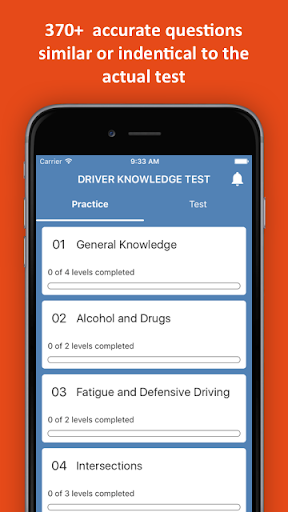 Android application DKT NSW Learners Car Test 2019 screenshort