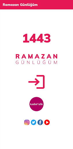 Android application 1443 Ramazan Günlüğüm screenshort