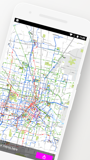 Houston Bus Map Offline Screen 2