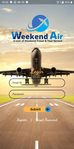 Android application Weekend Air screenshort