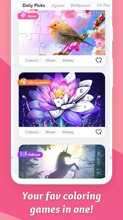 Game screenshot Coloring Game: Paint by Number mod apk
