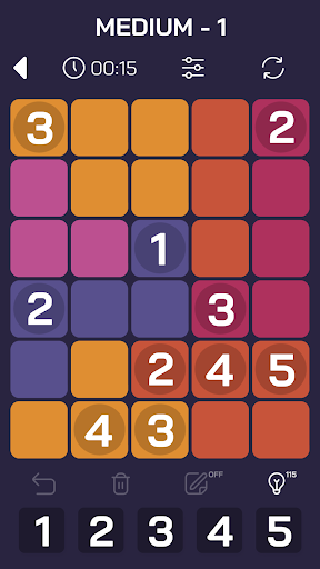 Number Blocks Puzzle Dojo 2024 Screen 2