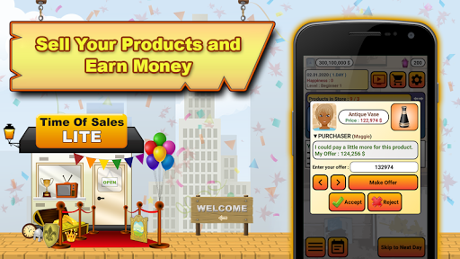 Code Triche Time of Sales LITE - Pawn Shop Tycoon (Astuce) APK MOD screenshots 2