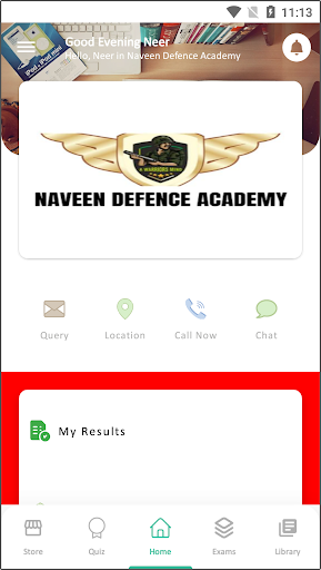 Naveen Defence Academy Screen 2