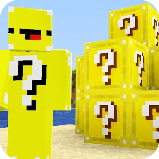 Lucky block for minecraft logo