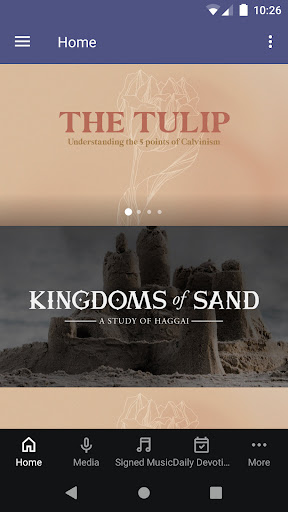 Android application iSign Ministries screenshort