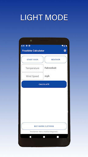 Frostbite Calculator