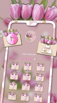 Pink Flower Gift Themeのおすすめ画像5