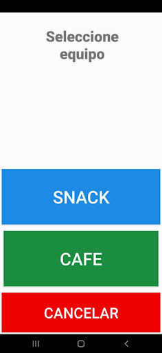 ePay Vending Interface Screen 2