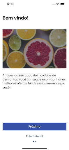 Android application Clube Rosalina Vantagens screenshort