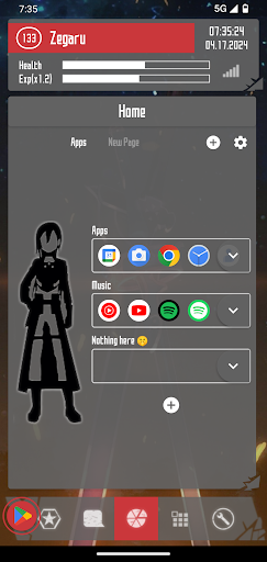Android application Zeta Launcher screenshort