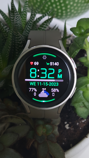 Android application 1Smart - Smart Watch Face screenshort