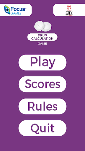 Drug Calculations Game Screen 2