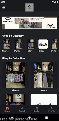 Android application Diller screenshort