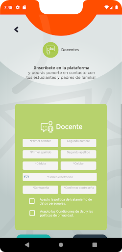 Trami App Andes Screen 3