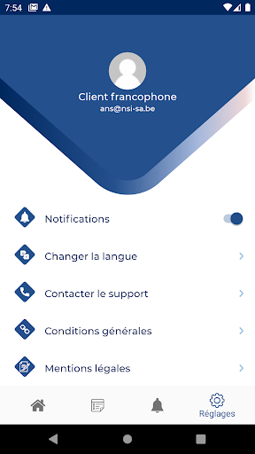 Android application Single Service Point screenshort