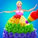 Icing on Doll Cake maker Game Icon