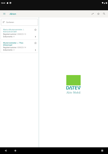 DATEV Anwalt Akte mobil