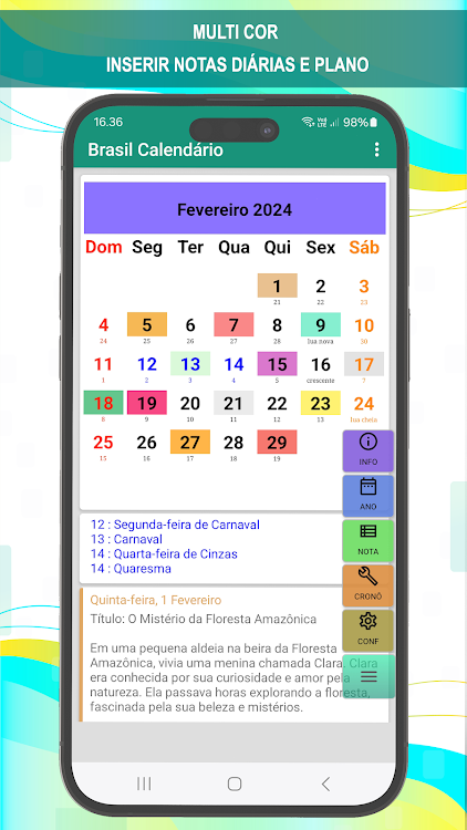 Brasil Calendário 2024 - 1.0.16 - (Android)