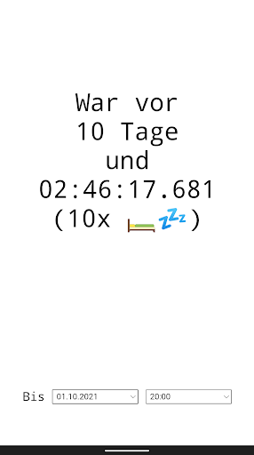 Android application Dauert Noch screenshort