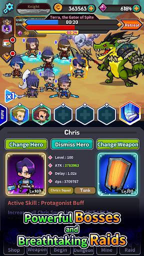 Android application From Pawn to King - Idle RPG screenshort