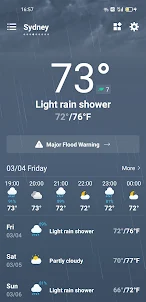 天氣預報 - 最精準的晴雨表和漂亮的小工具