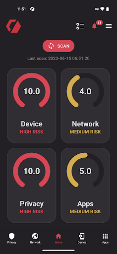 Android application Redamp.io screenshort