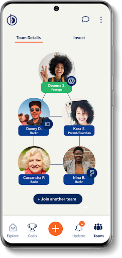 Android application Backrs screenshort