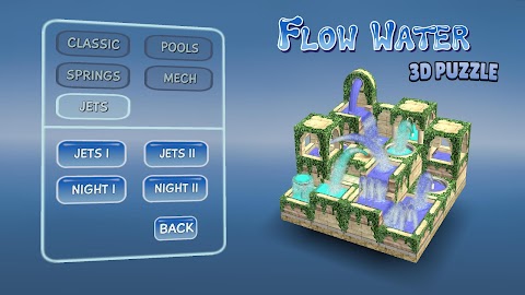 Flow Water  ロジック 3D パズルのおすすめ画像1