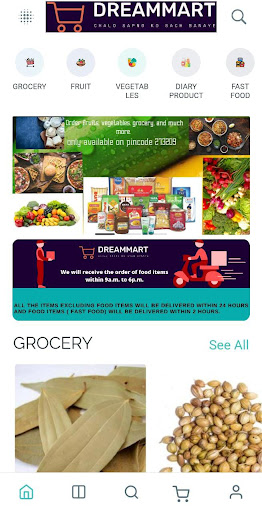 Android application Dreammart screenshort