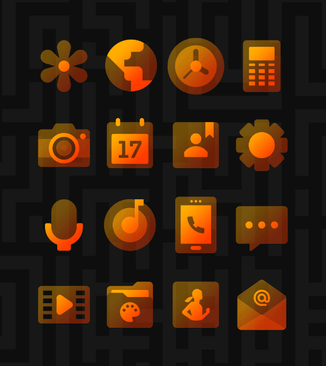 Mikan Orange - Icon Pack - 58 - (Android)