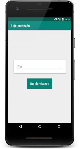 Android application Busz.hu sofőr munkakezelő screenshort