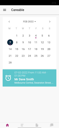 Android application Careable screenshort