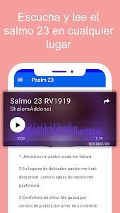 Biblia Salmo 23: Audio & Letra