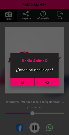 Radio AnimeX Screen 3