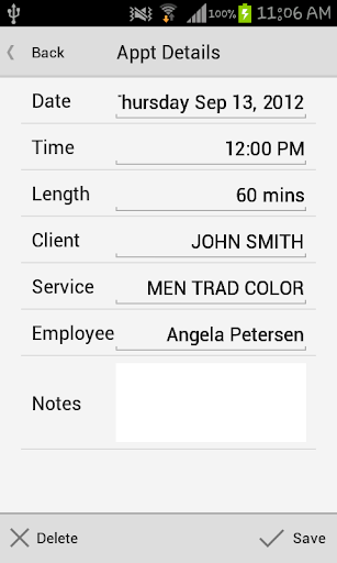 Insight Software Phone App Screen 3