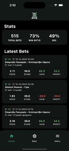 BetTok Screenshot 1 - AppWisp.com