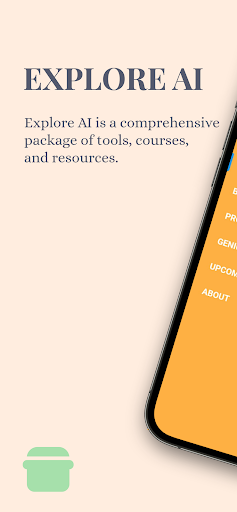 Android application Explore AI screenshort