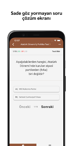 KPSS Tarih Altın Sorular Screen 2