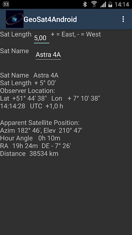 GeoSat4Android - 1.1.0 - (Android)