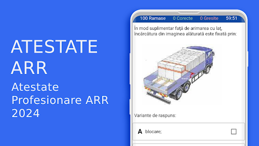 Android application Atestate Profesionale ARR 2024 screenshort