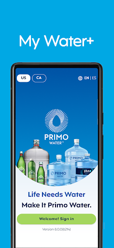 Android application My Water+ screenshort