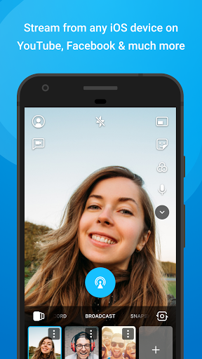 Android application ManyCam - Easy live streaming screenshort