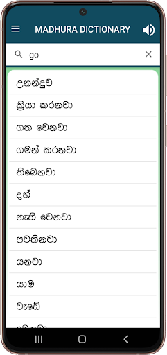 MADHURA DICTIONARY Offline Screen 3