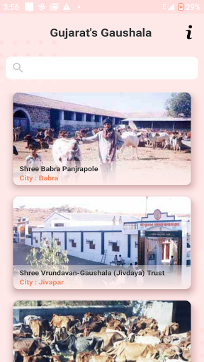 Android application Gujarat's Gaushala & Panjarapo screenshort