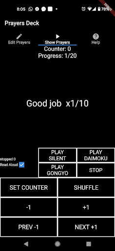 Prayers Deck Screen 2