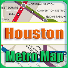 Houston USA Metro Map Offline icon
