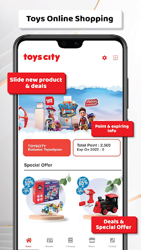 Android application toyscity screenshort
