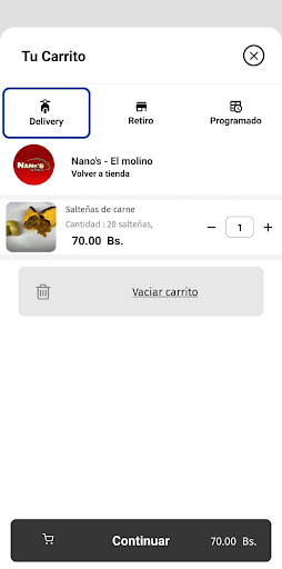 Pideme Delivery online y más Screen 3